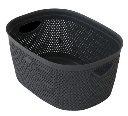 INTRECCIO CESTA M - GRIGIO