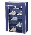 SCARPIERA ARMADIO IN TNT 5 RIPIANI IN METALLO 61X.30X.90CM BLU