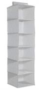 ORGANIZZATORE TORTORA PER ARMADI 6 RIPIANI 30X30X120CM