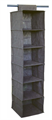 ORGANIZZATORE GRIGIO PER ARMADI 6 RIPIANI 30X30X120CM