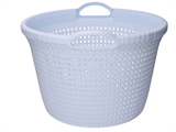 CESTA PORTABIANCHERIA TONDA BIANCA Ø48,6X32,6CM