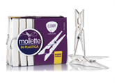 MOLLETTE IN PLASTICA 16PZ