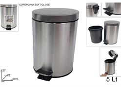 CESTINO SPAZZATURA 5LT ACCIAIO