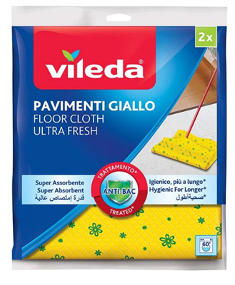 VILEDA SET 2 PANNO PAVIMENTI MICROFORATO