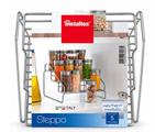 MENSOLA PORTA SPEZIE 3 PIANI POLYTHERM STEPPO 20X18X15CM