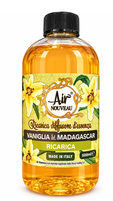 RICARICA DIFFUSORE DI ESSENZA 500ML VANIGLIA DEL MADAGASCAR