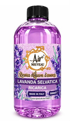RICARICA DIFFUSORE DI ESSENZA 500ML LAVANDA SELVATICA