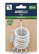 10 ANELLI FERRO D32 AVORIO ORO