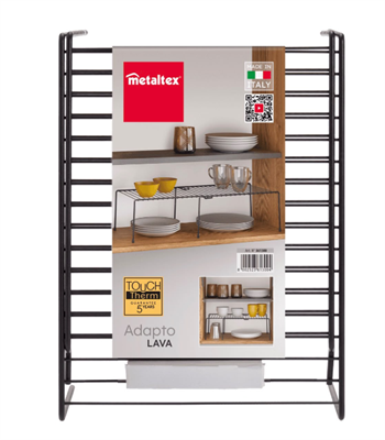 MENSOLA RETT.ALLUNG. TOUCH THERM ADAPTO NERO CM33/57X24XH15