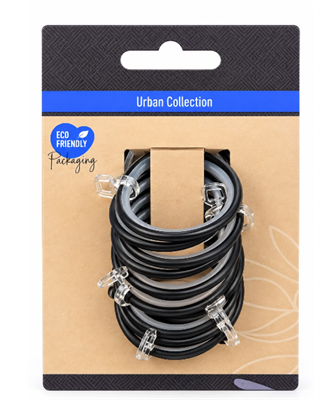 10 ANELLI NERI PER TUBO Ø20MM