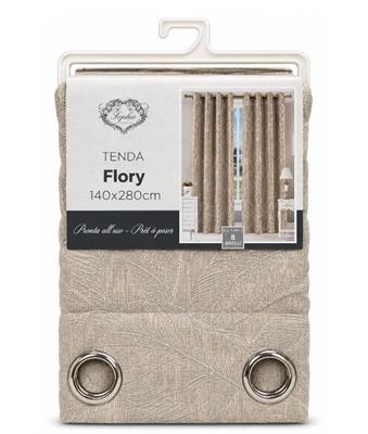 TENDA FLORY 140X280CM BEIGE