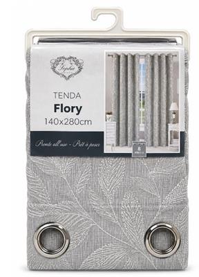 TENDA FLORY 140X280CM GRIGIO
