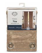 TENDA TINA TORTORA 140X280CM