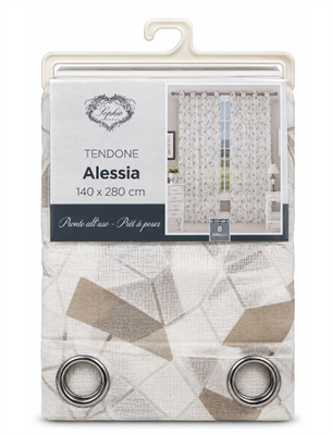 TENDA ALESSIA 140X280CM BEIGE