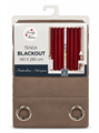 TENDA BLACKOUT 140X280CM TORTORA
