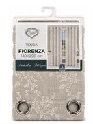TENDA FIORENZA 140X290CM TORTORA