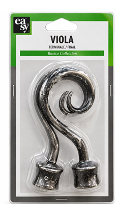 TERMINALE D20 VIOLS NERO/ARGEN