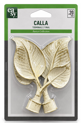 TERMINALE D20 CALLA AVORIO ORO