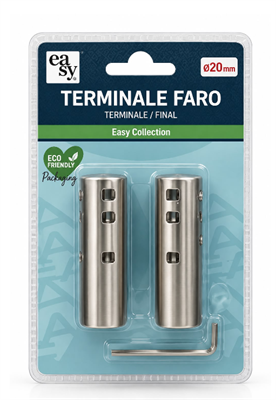 TERMINALE FARO 020 NICKEL