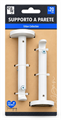 COPPIA SUPPORTI SINGOLI 14.5CM Ø20MM BIANCO