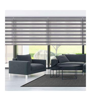 DUOLUX TENDA NOTTE E GIORNO MIS.100x180 ARGENTO